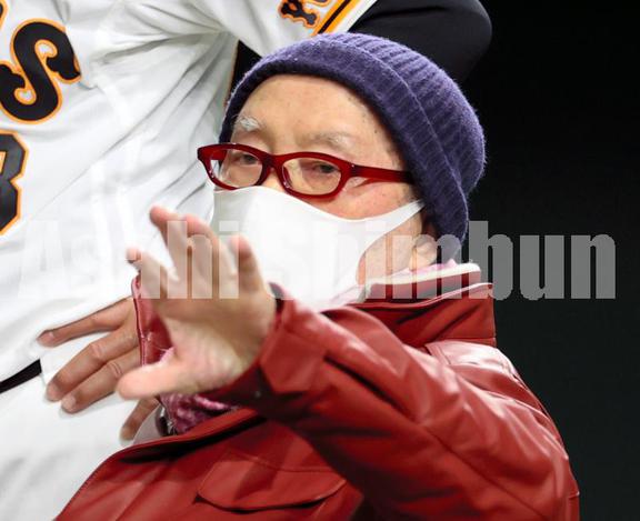 巨人の長嶋茂雄元監督 写真